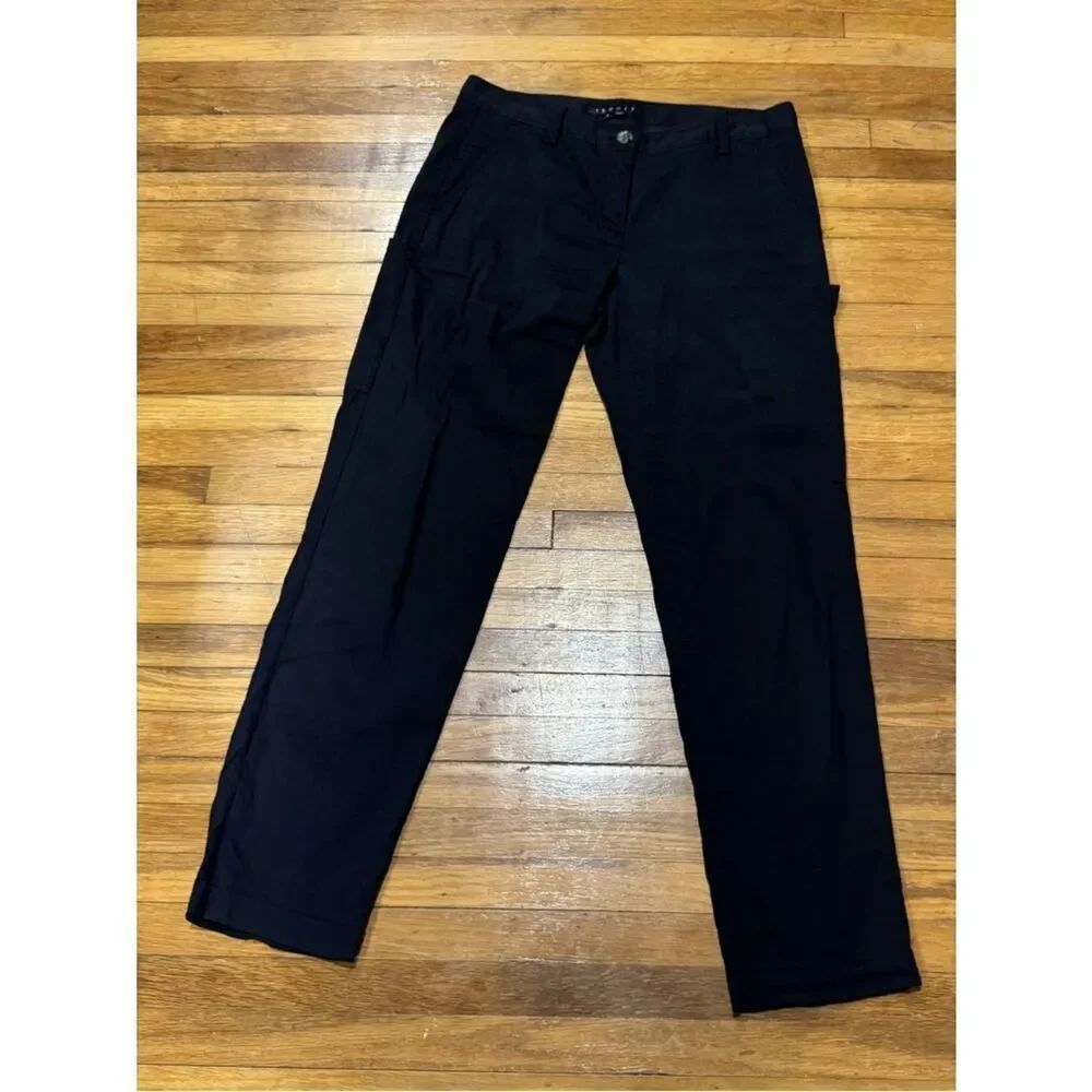 Revolve Theory Gaenor Black Utility Pants